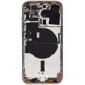 Back Housing W/ Small Pre-Installed Compatible For iPhone 14 Pro (US Version) (No Logo) (Aftermarket Plus) (Gold)