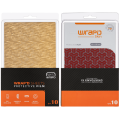 Wrapd Protective Film - Skin - Mosaic Pattern (Gold) (Medium) (10 Pack)