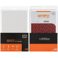 Wrapd Protective Film - Skin - Carbon Fiber Pattern (White) (Medium) (10 Pack)