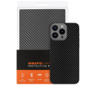 Wrapd Protective Film - Skin - Carbon Fiber Pattern (Black) (Medium) (10 Pack)