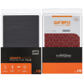 Wrapd Protective Film - Skin - Wood Grain (Black) (Medium) (10 Pack)