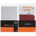 Wrapd Protective Film - Skin - Mosaic Pattern (Silver) (Medium) (10 Pack)