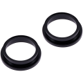 Back Camera Bezel Ring Only Compatible For iPhone 15 / 15 Plus (Black) (2 Piece Set)