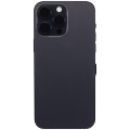 Back Housing W/ Small Pre-Installed Compatible For iPhone 14 Pro Max (International Version) (No Logo) (Aftermarket Plus) (Space Black)