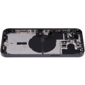 Back Housing W/ Small Pre-Installed Compatible For iPhone 14 Pro Max (International Version) (No Logo) (Aftermarket Plus) (Space Black)
