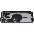 Back Housing W/ Small Pre-Installed Compatible For iPhone 14 Pro Max (International Version) (No Logo) (Aftermarket Plus) (Space Black)