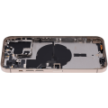 Back Housing W/ Small Pre-Installed Compatible For iPhone 14 Pro Max (International Version) (No Logo) (Aftermarket Plus) (Gold)