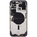 Back Housing W/ Small Pre-Installed Compatible For iPhone 14 Pro Max (International Version) (No Logo) (Aftermarket Plus) (Deep Purple)