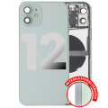 Back Housing W/ Small Components Pre-Installed Compatible For iPhone 12 (International Version) (Used OEM Pull: Grade A) (Green)