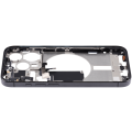 Mid-Frame Housing With Power And Volume Button Compatible For iPhone 15 Pro (US Version) (Used OEM Pull: Grade A) (Black Titanium)