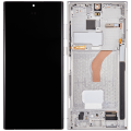 OLED Assembly With Frame Compatible For Samsung Galaxy S22 Ultra 5G (US & International Version) (Refurbished) (Phantom White)