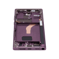 OLED Assembly With Frame Compatible For Samsung Galaxy S22 Ultra 5G (US & International Version) (Refurbished) (Burgundy)