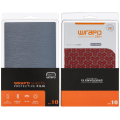 Wrapd Protective Film - Skin - Wiredrawing (Cyan) (Medium) (10 Pack)