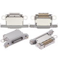 Charging Port Only Compatible For iPhone 15 Pro / 15 Pro Max (White Titanium) (10 Pack)