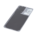 Back Cover Glass With Camera Lens Compatible For Samsung Galaxy S21 Ultra (Service Pack) (Phantom silver)