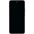 OLED Assembly With Frame Compatible For Motorola ThinkPhone (XT2309 / 2023) (Genuine OEM) (Carbon Black)
