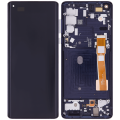 OLED Assembly With Frame Compatible For Motorola Edge 5G (XT2063 / 2020) (Genuine OEM) (Midnight Magenta)