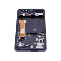 OLED Assembly With Frame Compatible For Motorola Edge 5G (XT2063 / 2020) (Genuine OEM) (Midnight Magenta)