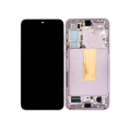 OLED Assembly With Frame Compatible For Samsung Galaxy S23 Plus 5G (US & International) (Used OEM Pull: Grade A) (Lavender)