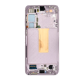 OLED Assembly With Frame Compatible For Samsung Galaxy S23 Plus 5G (US & International) (Used OEM Pull: Grade A) (Lavender)