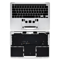Top Case with Battery and Keyboard (ANSI US) For MacBook Pro 13" A2289 (2020) (Used OEM Pull: Grade B/C) (Silver)