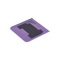 Bottom Back Cover Compatible For Motorola Razr (XT2323 / 2023) (Genuine OEM) (Grape Compote)