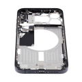 Mid-Frame Housing With Power And Volume Button Compatible For iPhone 15 Pro Max (US Version) (Used OEM Pull: Grade C) (Black Titanium)