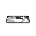 Mid-Frame Housing With Power And Volume Button Compatible For iPhone 15 Pro Max (US Version) (Used OEM Pull: Grade C) (Black Titanium)