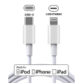 USB-C to Lightning Cable For iPhone / iPad (1 m / 3 ft) (OEM Grade A) (Bulk Packaging) (50 Pack)