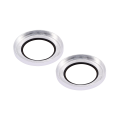 Casper Camera Lens Protector Compatible For iPhone 14 / 14 Plus (Silver) (Clear)