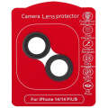 Casper Camera Lens Protector Compatible For iPhone 14 / 14 Plus (Black) (Clear)