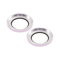 Casper Camera Lens Protector Compatible For iPhone 15 / 15 Plus (Pink) (Clear)