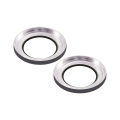 Casper Camera Lens Protector Compatible For iPhone 15 / 15 Plus (Black) (Clear)
