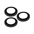 Casper Camera Lens Protector Compatible For iPhone 15 Pro / 15 Pro Max (Black) (Clear)