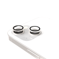 Casper Camera Lens Protector Compatible For iPhone 14 / 14 Plus (Silver) (Clear)