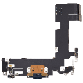 Charging Port Flex Cable Compatible For iPhone 13 (Used OEM Pull) (Midnight)