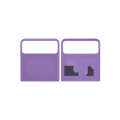 Top OLED Back cover Glass Compatible For Motorola Razr / Razr 40 (XT2323 / 2023) (Genuine OEM) (Grape Compote)