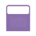 Top OLED Back cover Glass Compatible For Motorola Razr / Razr 40 (XT2323 / 2023) (Genuine OEM) (Grape Compote)