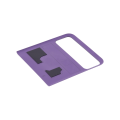 Top OLED Back cover Glass Compatible For Motorola Razr / Razr 40 (XT2323 / 2023) (Genuine OEM) (Grape Compote)