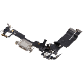 Charging Port Flex Cable Compatible For iPhone 14 (Used OEM Pull) (Starlight)
