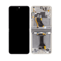Inner OLED Assembly With Frame Compatible For Samsung Galaxy Z Flip 5 5G (US & International) (Refurbished) (Cream)
