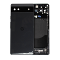Back Housing for Google Pixel 6a (Used OEM Pull: Grade A) (Black)