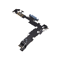 Charging Port Flex Cable Compatible For iPhone 14 Plus (Used OEM Pull) (Blue)