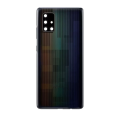 Back Cover Glass With Camera Lens Compatible Samsung Galaxy A71 5G (A716 / 2020) (Used OEM Pull: Grade A) (Prism Bricks Black)