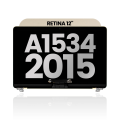 Complete LCD Display Assembly For MacBook 12" A1534 (2015) (Used OEM Pull: Grade B) (Gold)