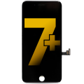 LCD Assembly With Steel Plate Compatible For iPhone 7 Plus (Premium: LG) (Black)