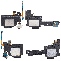 Loudspeaker With Headphone Jack And Power / Volume Flex Cable Compatible For Samsung Galaxy Note 10.1" (2014 Edition / P600 / P605) (2 Piece Set)
