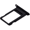Sim Card Tray Compatible For iPhone 7 (Jet Black)