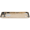 Back Housing W/ Small Components Pre-Installed Compatible For iPhone 7 (Used OEM Pull: Grade A) (Gold)