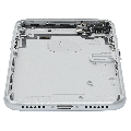 Back Housing W/ Small Components Pre-Installed Compatible For iPhone 7 (Used OEM Pull: Grade A) (Silver)